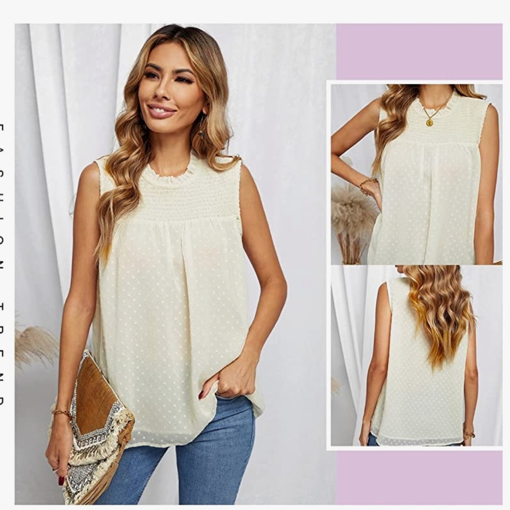 Sleeveless Boho Top